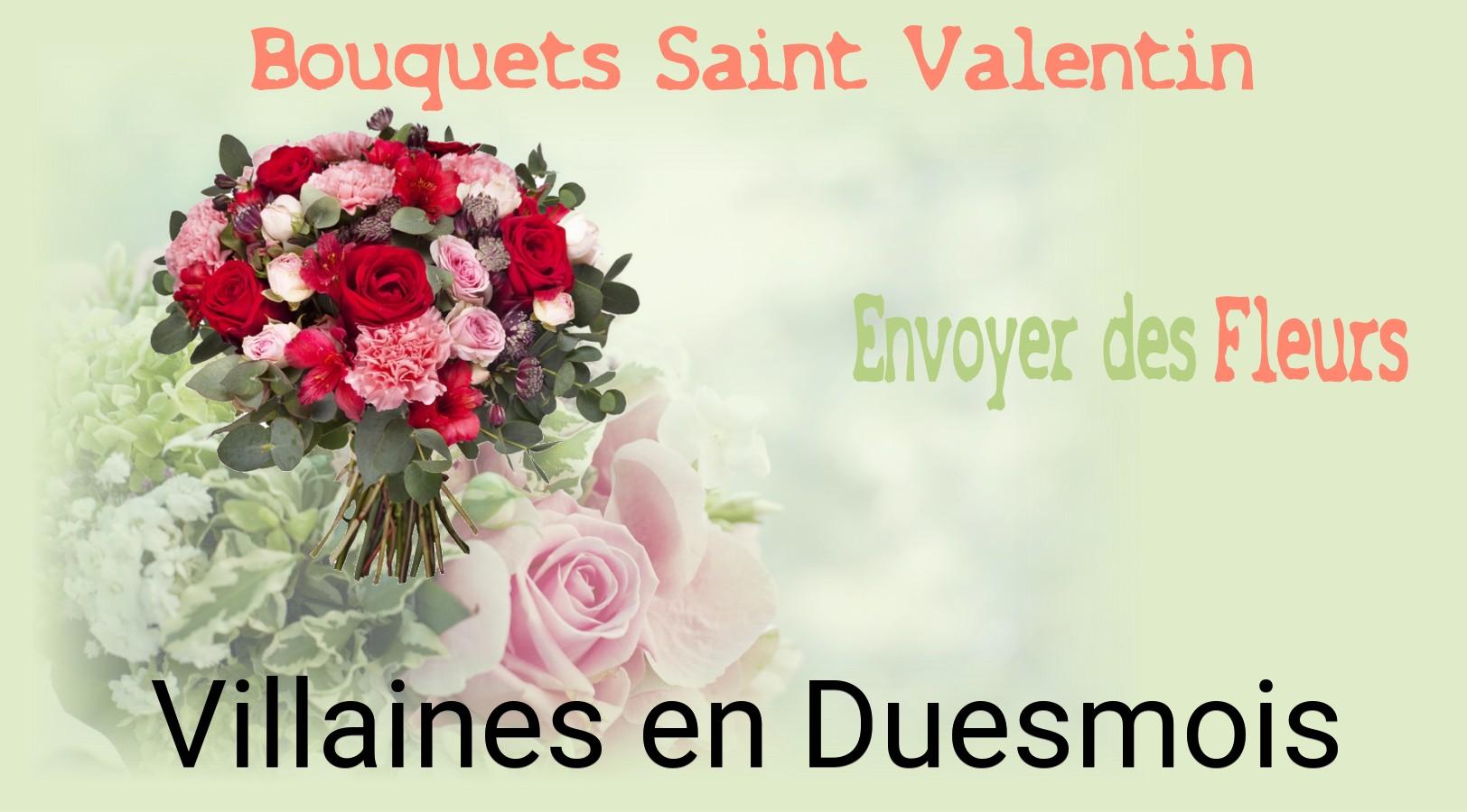 Roses de Saint-Valentin livrées à Villaines-en-Duesmois